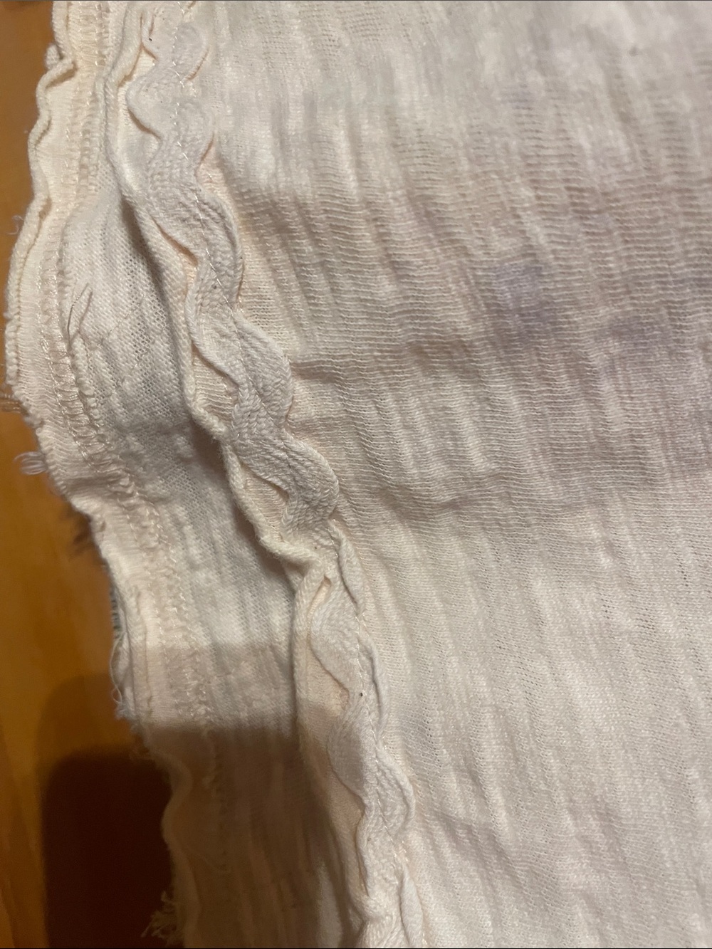 Oli & Hali Cream Patchwork Boho Top Very Oversized 28” chest - Picture 7 of 8